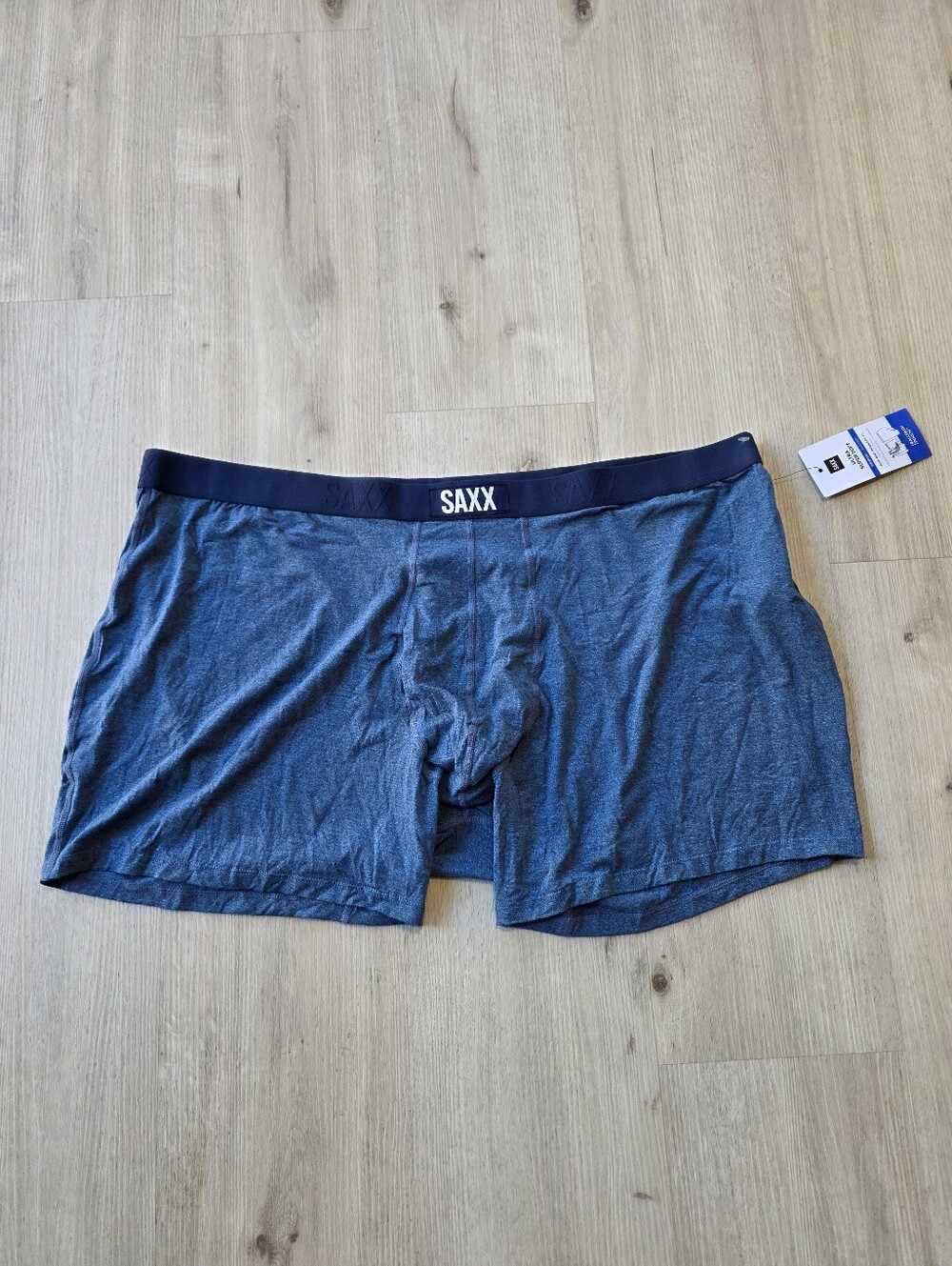 SAXX Everyday Ultra Super Soft Boxer Brief w/Ballpark Pouch Steel Size 4XL